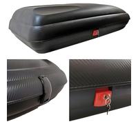 Portaequipajes VDPBA320 320 320Ltr carbonlook con Cerradura + baca VDPLION1 Compatible con Dacia Sandero Stepway (5 Puertas) 09-12