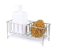 Portaesponjas Para El Fregadero De La Cocina - Organizador y Escurridor de Esponjas para Desagüe,Estante De Drenaje Para Encimera - Para Encimera De Cocina Baño Ducha Apartamento Hotel Restaurante