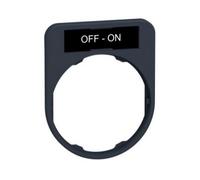 PORTAETIQ.FLUSH 30x40MM CON ETIQ. "OFF marca SCHNEIDER
