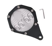 Portaetiqueta Fiscal para Motocicleta - Soporte Hexagonal para Placas De Matrícula - Bracket De Aluminio con Llave Y Portatarjetas para Scooter Y ATV