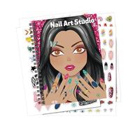 Portaetiquetas para manicura - Papel estándar 16,5x21,5 cm Portátil | Kit de juego de uñas con arte adhesivo, ocio creativo, desarrollo de habilidades, colección de decoración con la punta de los dedo