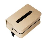 Portafazzoletti per Auto,con Elastici Grande Dispensatore Di Tovaglioli In Pelle PU - Organizzatore per Sedile Posteriore,per Casa Scrivania Cucina Tavolo Bagno Camera Da
