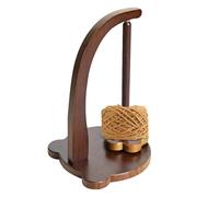 Portafilo Filatura Uncinetto - Supporto Legno Gomitoli Rotanti, Fusi Rotabili Antiscivolo, Porta Filato Magnetico Lana, Legno Creativo Base Stable, Gomitoli Lana Supporto Lavoro Maglia | Por Maglia U