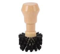 Portafilter Cleaning Brush, Coffee Grinder Brush Cleaner Barista Cleaning Tool Portafilter Basket Cleaner with Wooden Handle for Home Cafe (51/54mm)