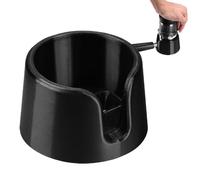 Portafilter Holder, Handheld Support Stand, Coffeemaker Kitchen Gadget, Stable Coffee Machine Accessory, Lightweight Portable Design, Ideal for Home, Outdoor, Travel, Cafe Use, 3.35x3.35 Inches