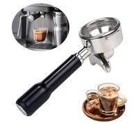 Portafiltro de 51 mm, doble caño, portafiltros de acero inoxidable compatible con Delonghi La Specialista EC680 / EC685, portafiltros de espresso de 51 mm