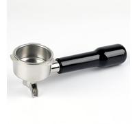Portafiltro de 51 mm para Cecotec Power Espresso 20/Casabrews CM5418 con doble caño - Soporte de filtro de acero inoxidable con colador