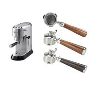 Portafiltro De Café De 51 Mm Con Doble Boquilla, Compatible Con Cafeteras Espresso DeLonghi EC680 Y EC685, Accesorios De Repuesto, Cesta De Filtro, Herramientas De Barista.(Ivory,Capacity 8-10g(1pc))