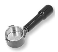 Portafiltro de café de 51 mm Piezas de repuesto para máquina de café Aleación de zinc Portafiltro sin fondo de café de 3 orejas Portafiltro ergonómico con mango de ABS para ECP3420 685 680