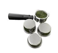 Portafiltro de café sin fondo de 51 mm con cesta for 1, 2 o 4 tazas, compatible con cafeteras Homix Hibrew H11, Oster Cecotec 1101(With 1 2 4 basket)