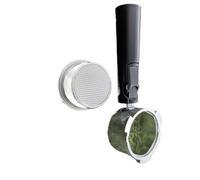 Portafiltro De Café Sin Fondo De 51 Mm Con Cesta For 1, 2 O 4 Tazas, Compatible Con Homix, Hibrew Y Cafeteras H11 Phico Brayer BR1101.(With 2 cup basket)