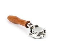 Portafiltro de café sin fondo de 54 mm, compatible con Breville, mango de café desnudo 870/875/878/880 con cesta, compatible con Solis, herramienta de barista 1170/1019(D red wood 1pcs)