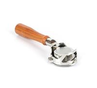 Portafiltro de café sin fondo de 54 mm, compatible con Breville, mango de café desnudo 870/875/878/880 con cesta, compatible con Solis, herramienta de barista 1170/1019(E red wood)