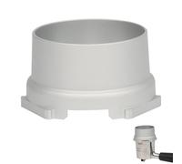 Portafiltro Funnel para Ninja Luxe Cafe | Upgrade Embudo dosificador de repuesto de aleación de aluminio compatible con Ninja Luxe Café Premier Series ES601 y ES601C modelos - Plata