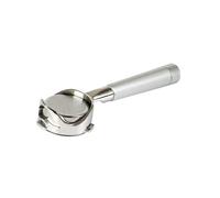 Portafiltro Hueco Sin Fondo De 58MM Y 3 Orejas, Compatible Con Oster, Compatible Con Hibrew H10A, Mango De Café Expreso, Accesorios De Acero Inoxidable(58MM silver)