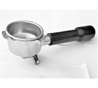 Portafiltro profesional de 53 mm con doble boquilla, brazo de repuesto para cafetera expreso | Mango ergonómico y filtro no presurizado 14 g