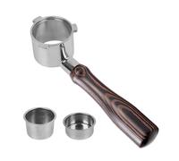 Portafiltro Sin Fondo, Compatible Con Delonghi/Barsetto/Berivlle/Lamarzocco/Flair58/ECM/Lelit/wega, Mango De Madera De Colores 51/54/58mm(EC9XXX)