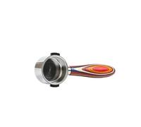 Portafiltro sin fondo de 2 orejas de 51mm, Compatible con Delonghi,Stilosa EC260BK/ECP3420/EC155/BCO430, portafiltro desnudo for máquina de café expreso(Style H)