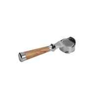 Portafiltro Sin Fondo De 515358 Mm, Con Cesta Compatible, Compatible Con E61, Compatible Con Nuova, Etc, Mango De Máquina De Café Espresso Compatible.(Compatible for Donlim 51wood3ear)