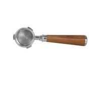 Portafiltro Sin Fondo De 51mm, Compatible Con Homix H11, Compatible Con Oster, Barista Espresso Tools(A.Solid Wood Handle)