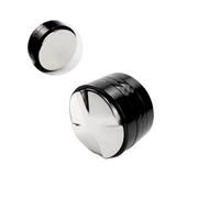 Portafiltro sin fondo de 54 mm for café 870, 878 y 880 con cesta de filtro reemplazable, accesorios for barista, cocina y hogar.(53MM Dual Head Black)