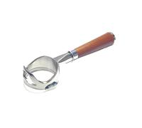 Portafiltro Sin Fondo De 58 Mm Con Cesta For 1, 2 O 4 Tazas, Compatible Con Breville BES920/980/990, Mango De Acero Inoxidable, Utensilios De Barista(Red wood,WIth 1 2 4cup basket)