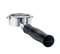 Portafiltro sin fondo de 58 mm de Normcore, portafiltro desnudo compatible con E61, Flair 58, ECM, Rocket, Sanremo, Synesso, Slayer, VBM, incluye cesta de 18 g, negro