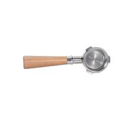 Portafiltro Sin Fondo De 58 Mm For Café, Compatible Con Herramientas De Espresso Breville Barista Max Oster Brew(Beech wood)