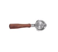 Portafiltro Sin Fondo De 58 Mm For Café, Compatible Con Herramientas De Espresso Breville Barista Max Oster Brew(Red wood Classic)