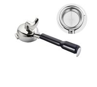 Portafiltro Sin Fondo De 58 Mm For Cafetera De Acero Inoxidable, Herramientas For Café(ABS Two Spout)