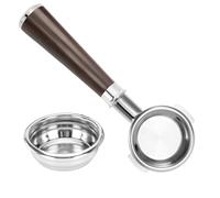 Portafiltro sin fondo de 58 mm, portafiltro Naked para E61, Flair 58, ECM, Rocket, Sanremo, Synesso, Slayer, VBM, incluye cesta de 18 g