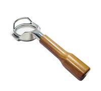 Portafiltro Sin Fondo De 58mm, Compatible Con Expobar, Compatible Con ROCKET, Compatible Con Naked E61, Herramientas De Barista Con Mango De Café(Red wood B)