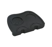 Portafiltro sin fondo de café de 58 mm desnudo for E61, compatible con EXPOBAR, dos orejas con cesta de filtro, accesorios for máquina de café expreso, herramientas de barista(L Tamper Mat)