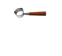 Portafiltro Sin Fondo for Café, 51mm Desnudo, Cesta De Filtro, Accesorios for Máquina Expreso, Herramientas Barista, Compatible Con Delonghi EC680 EC685 EC200(51MM 3Ear-Rosewood D)