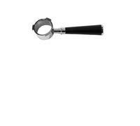 Portafiltro Sin Fondo for Café, 51mm Desnudo, Cesta De Filtro, Accesorios for Máquina Expreso, Herramientas Barista, Compatible Con Delonghi EC680 EC685 EC200(51MM 3Ear-Ebony F)