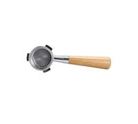 Portafiltro Sin Fondo For Café, 54 Mm, Doble Boquilla Desnuda, Compatible Con Breville, Compatible Con Sage, 870 878 880, Accesorios For Máquinas De Café Expreso, Herramientas De Barista(54mm Beech A)