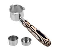 Portafiltro sin fondo for café, Compatible con IKAPE, mango de madera de colores, 51mm/54mm/58mm(51mm-3Ears-Delonghi)