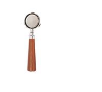 Portafiltro Sin Fondo for Café De 51 Mm, Cesta Filtro Repuesto, Mango for Máquina Expreso, Accesorios for, Compatible Con Delonghi EC680 EC310(3-Ear rosewood-C)