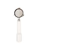 Portafiltro Sin Fondo for Café De 51 Mm, Cesta Filtro Repuesto, Mango for Máquina Expreso, Accesorios for, Compatible Con Delonghi EC680 EC310(51mm 3-Ear White)