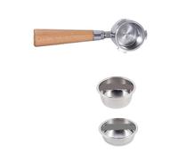 Portafiltro Sin Fondo For Café De 51MM, Cesta De Filtro De 1, 2 Y 4 Tazas, Compatible Con Delonghi EC680 EC685, Máquinas Herramientas De Café Expreso(Set F)