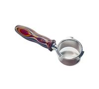 Portafiltro Sin Fondo for Café De 51MM, Cesta Filtro 1, 2 Y 4 Tazas, Compatible Con Delonghi EC680 EC685(Colored wood D,With 1 2 basket)