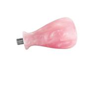 Portafiltro Sin Fondo For Café De 54 Mm Con Doble Pico Y Mango Cyrus, Compatible Con Breville 870, 878, 879, Accesorios For Espresso Y Herramientas De Barista.(M10 Pink Handle)