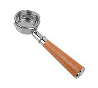 Portafiltro Sin Fondo IKAPE, Compatible Con Delonghi/Barsetto/Berivlle/Lamarzocco/Welhome/Flair58/ECM/Lelit/wega, Mango De Madera 51/54/58 Mm.(58MM E61 Lamarzocco)