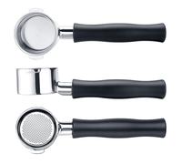 Portafiltro sin fondo Normcore de 51 mm, con dos asas, compatible con Delonghi ECP3420/EC155/BCO430/EC260, con asa de aluminio anodizado (canasta