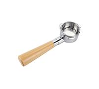 Portafiltro sin fondo para máquina de café espresso de 54 mm, apto para cesta de filtro Breville 870/878/880, accesorios de repuesto para máquina espresso (color: E) (A)
