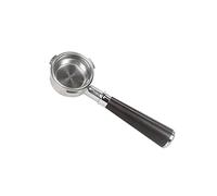 Portafiltro sin fondo para máquina de espresso de 58 mm, portafiltro de acero inoxidable, filtro sin fondo, apto para soporte de bar, mango de madera, accesorio profesional (color: G) (G)