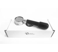 Portafiltros desnudo sin fondo y con mango - Compatible con cafeteras exprés SAECO 53 mm - Canasta de 14 g
