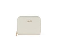 Liu Jo - Cartera para mujer, 12,5 x 10 cm, color crema, con cremallera, 3 compartimentos para tarjetas, crema, M, cartera con cremallera around