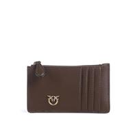 Pinko Cuero Tarjetero Airone Cardholder Marrone Castano - Antique Gold marrón
