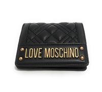 Portafoglio donna Love Moschino a libretto in ecopelle trapuntato nero A24MO24 JC5601 NERO